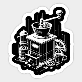 coffee grinder Sticker